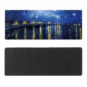 유화 마우스 장 패드 키보드매트대형 노트북 귀여운 컴퓨터 게이밍 데스크 롱패드 받침대 큰패드