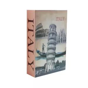 비밀안전 금고 NEW 북세이프 다이얼타입 피사탑 (대)인테리어 소품 책소품 저금통 모양 비상금