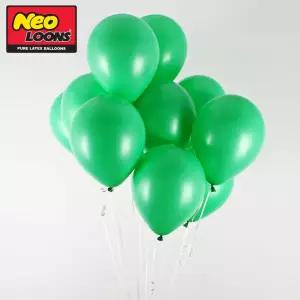 네오텍스 25cm 일반 그린 라운드 풍선 100개입 vRR3+4feA