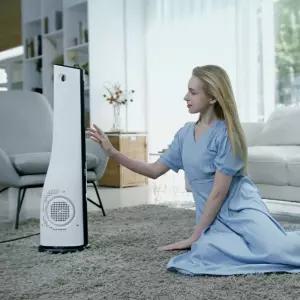 날개없는 선풍기 타워형 일자형 거실 슬림 무엽 타워팬 날없는 무팬 무날개 저소음