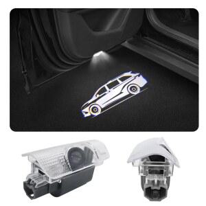 시에나 2021에 호환되는 PCS LED 자동차 도어 로고 조명 2개현재 제공 프로젝터 레이저 웰컴 라이트 퍼들 램프 액세서리시에나 2021현재용