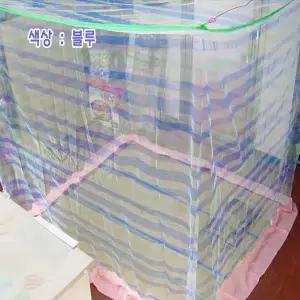 국산 해충방지 사각모기장 별왕대 400X240 /방장/텐트모기장/캐노피모기장/ 추달린모기장