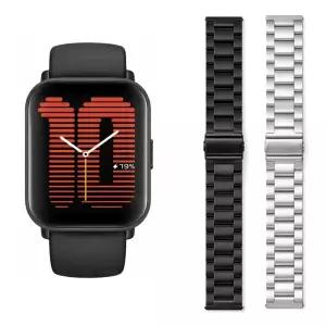 어메이즈핏 액티브 20mm 호환 경량 3라인 메탈스트랩