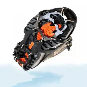 전천후 18핀 짚신형 아이젠 블랙 230-260MM M사이즈 눈길 운동화 빙판길 스노우 18