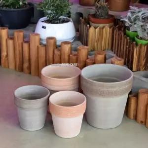 바소 알토 19x21cm 엔틱화분 도기 인테리어분갈이화분 테라코타 토분 틱화분 테라코타팟 황토 이태리 베란