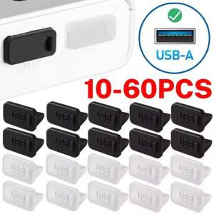 USB 충전 포트 먼지 마개 노트북 방진 커버 태블릿 PC 보호 실리콘 장치