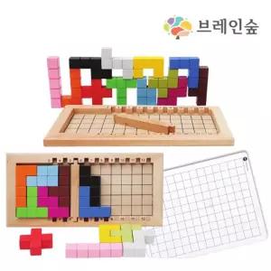 메타큐브 3D 입체 펜토미노 사고력활동세트 인지적자극 촉감놀이 장난감 창작물 완구