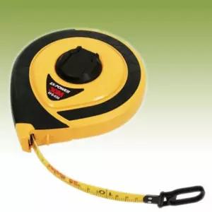 화이버줄자 15mm 50M 공구 목공용건축줄자 다용도 측정용 목공용 스텐 휴대용 홀더 가정용 전문가용 자동
