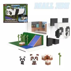 마텔 마인크래프트 판다하우스 두마리 판다 피규어 장난감
