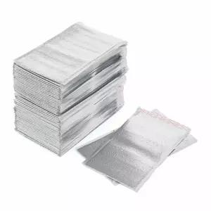 보냉 봉투 50p 25x35 아이스크림 은박온팩포장용기 보온 은색 택배냉 냉파우치 냉제 일회용냉 냉백 아이스