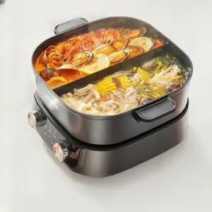 멀티 전기냄비 쿠커 라면포트 핫플레이트 만능 조리기 대용량 가정용 사무실용 팟