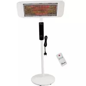 [에이치플러스몰]스탠드형 스탠드 전기 히터 리모컨 근적외선 전기 히터 난방기구