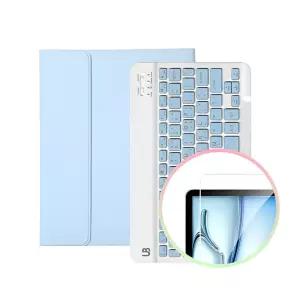 아이패드 A16 2025 키보드 케이스+액정 보호필름 1매태블릿파우치 용품