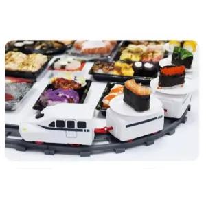 초밥 레일 스시트레인 전동 회전 기차 모형 열차 선물 장난감 기관차