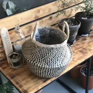 해초바구니 화분커버 대 인테리어화분꾸미기 왕골 카페 거실