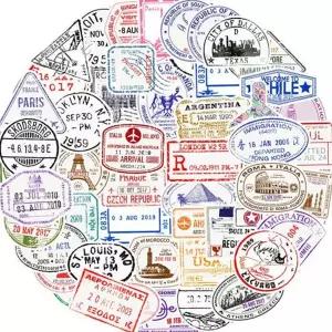 캐리어 스티커 레트로 여행 다이어리 노트북 스티커 투명 고해상도 포인트 빈티지 스크랩 데코 앨범 컷팅