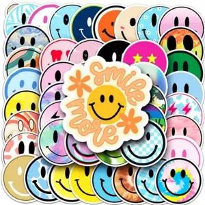 캐리어 스티커 일러스트 리무버블 노트북 스마일 스티커 꾸미기 다이어리 감성 그래피티 이모티콘 차량용