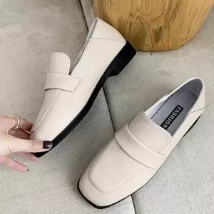 여성 로퍼 플랫 베이직 캐주얼 데일리 가을 단화 옥스포드화 슬립온 구두여자사각코 여자봄 슈즈 출근룩 오