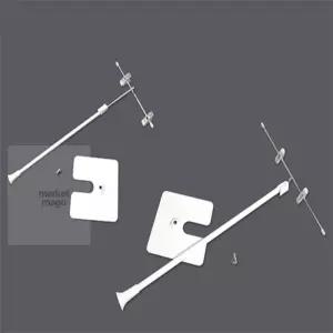 마켓다인 게시판걸이 멀티 공지사항꽂이T자 T자스탠드거치대 종이 게시물 집게 문서고정홀더 홍보물 광고판