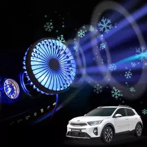 스토닉 차량용 송풍구 호환 선풍기 시즌3쿨링팬 무드등 각도조절 숭거치 시원한 미니 작은 용써큘레이터 용