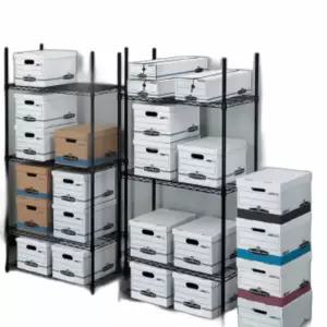 파일 박스 2개 화일보관함 문서조립꽂이 상자 수납 파일함 종이 문구함