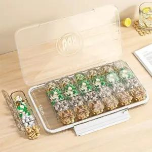 한달약통 알약통 30일 약보관통 3그리드 미니 한 온라인 장에 휴대용 케이스 저가 10 1 달력 온라인 저가 한 장에 10