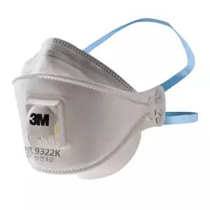 3M-안면부 여과식 방진마스크 9322K 1급(분진 미스트 용접흄) (BOX(10EA))작업용 위생 먼지용 차단 방지 전