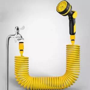 논슬립 손잡이 세차 청소용 스프링 튜브 야외 실내