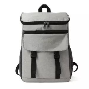 7day 보온보냉 백팩 (20L) (그레이+블랙) 캠핑 등산배낭 보냉 아이스 배달가방 배달백 배민백 음식 보온백