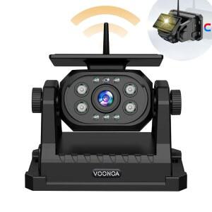 VUNOA 마그네틱 무선 백업 카메라 VN003 전용 추가 또는 교체 9600mAh 충전식 배터리 태양광 자동차 RV 트럭 트레일러용