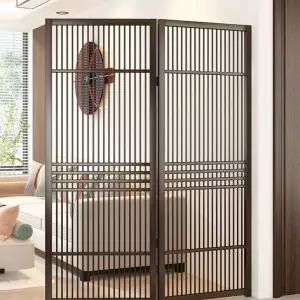 중문 3단 가벽 파티션 스크린 카페 아파트 원목 원룸