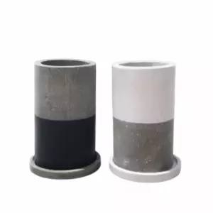 화분 긴원형 15x25cm 깔끔한 인테리어예쁜화분 모던 디자인 긴화분 빈화분 깊은 특이한 심플한