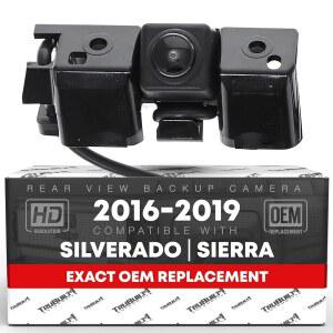 후방 뷰 백업 카메라 - 20162019 쉐보레 실버라도 호환 GMC 시에라 1500 2500 3500 후진 주차 지원 교체 EZ리프트 미포함 OEM 84079952 23244435 592056