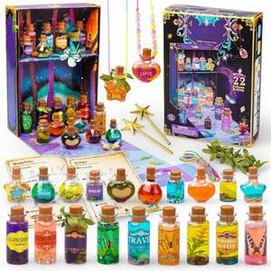 지칼로 패리 매직 글로우 포션 세트 키트 믹스 DIY 제작 22병 크리에이티브 토이 아트 크래프트 헬로윈 크리스마스 장식 생일 선물 6세 7 8 9 10 12세 여아용