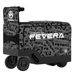 FEVERA 다기능 스마트 옐로우 여행 헬멧 전동캐리어 20인치 사이클링