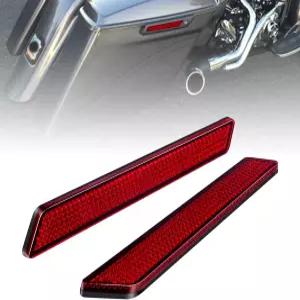 할리 데이비슨 스트리트 울트라 리미티드 일렉트라 로드 킹 2042024에 호환되는 AILMOTO 새들백 리플렉터