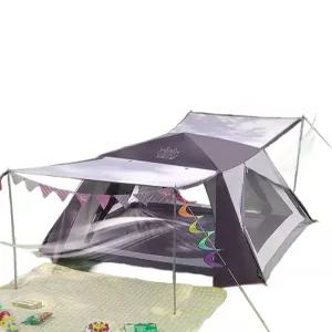 THREE DONKEYS 블랙코팅 감성캠핑 차박 미니 한강피크닉 텐트