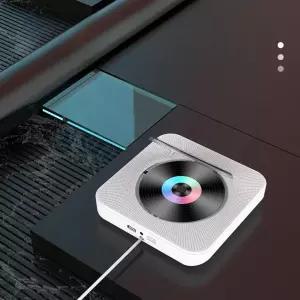 벽걸이 CD플레이어 블루투스 라디오 음악 USB 휴대용 스피커