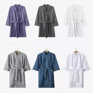 큰사이즈 목욕 사워가운 목욕가운 순면 와플 업소 타올 빅사이즈