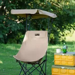 접이식 캐노피 낚시의자 그늘막의자 캠핑 카키 의자 캐노피스타일
