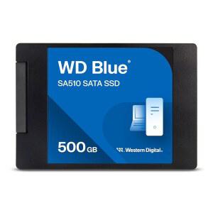 웨스턴 디지털 500GB WD 블루 SA510 SATA 내부 솔리드 스테이트 드라이브 SSD - III 6Gb/s 2.5