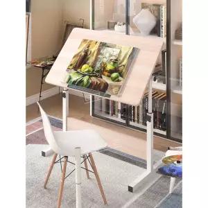 화판 나무 이젤 보드 접이식 우드 화실 작업대 테이블이젤 테이블