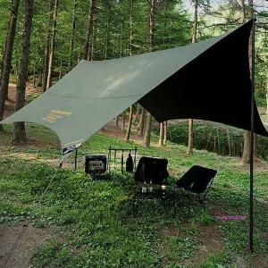 카즈미타프 카키 그늘막 캠핑 차광막 스크린 텐트 차량용 차박uvw155