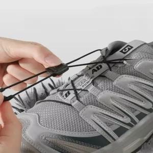 운동화끈 키트 스키부츠용 끈 아웃도어 풀림 방지 교체용 블랙 스트랩 1켤레 120cm