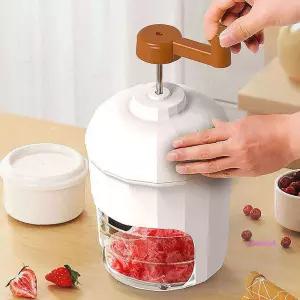 수동빙수기눈꽃 우유 가정용 빙수기계 팥빙수만들기 얼음분쇄기 쇄빙기 빙삭기 팥빙수기 얼음제빙기def126