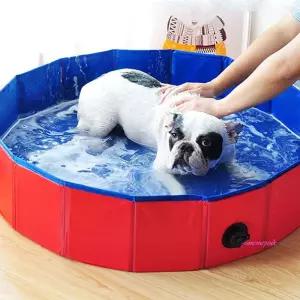 반려견 수영장 휴대용 애견 1P 접이식 소형 욕조 풀장efg443