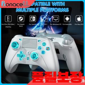 플레이스테이션 4/PS4 프로/슬림/PS3/PC/IOS/스위치용 무선 컨트롤러 게임패드 터보 듀얼 쇼크 진동 6축 자