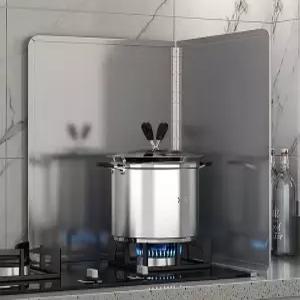 업소튀김기 기름 가림막 칸막이 주방 업소용 차단막 가스렌지 후드 화구 칸막기 가드 일체형