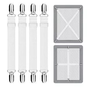 침대시트 커버 고정밴드 4P세트 소파패드 고정클립 lqB5+3JwG