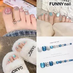 자석네일 패디큐어 패디팁 붙이는 인조발톱 네일팁 패디패치 kqK8+6ahy